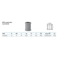 HTU manicotto scorrevole ø40 gamma PP3 VS0526000 - -  VALSIR - -  