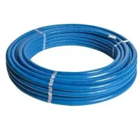 Tubo multistrato blu ø20x2 mm in rotolo da 50 metri, STANDARD (PE-Xc/Al/PE-Xc) con isolamento di spessore 6 mm con guaina blu goffrata. Tubo con alluminio maggiorato (prezzo al metro - minimo acquistabile 50 metri) 50ISO420BL