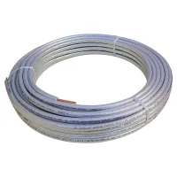 Tubo di rame CUPEX GEL SILVER  ø1/4" x 0,80 (d. 6,35 mm) isolato da una guaina - Spessore nominale isolante 9 mm (prezzo a metro - minimo acquistabile 50 metri e multipli)