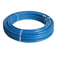 Tubo multistrato ø16x2 mm in rotolo da 50 metri STANDARD (PE-Xc/Al/PE-Xc) con isolamento di spessore 13 mm con guaina blu goffrata (prezzo al metro - minimo acquistabile 50 metri) 50ISO1316BL
