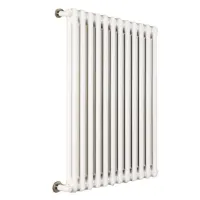 Ardesia radiatore tubolare 2 colonne 20 elementi h.750 - colore bianco RAL9016 - completo di tappo cieco e riduzioni da 1/2" 3541700028880