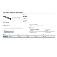 Tubo Geberit Silent-Pro con un bicchiere  ø110 x L.1000mm PP 393.504.14.1