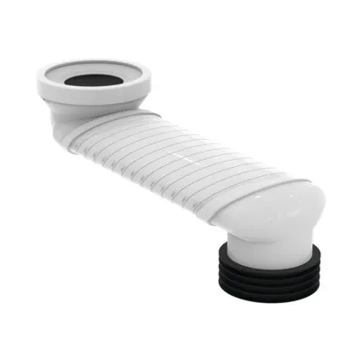 Tubo di scarico Ideal Standard. Curva tecnica regolabile da 13 a 32 cm T538667