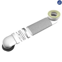 Tubo di scarico Ideal Standard. Curva tecnica regolabile da 13 a 32 cm T538667