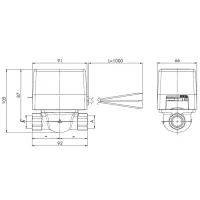 Valvola di zona a 2 vie da 3/4" Mut SF 20-2 M1 con ritorno a molla 7.001.01618