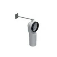 Curva tecnica per lo scarico a pavimento regolabile da 13 a 16 cm VA093 - -  CERAMICA GLOBO - -  