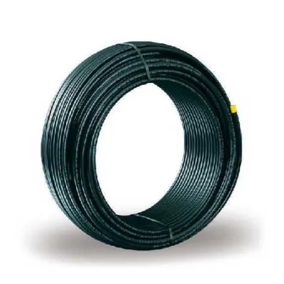 Alupex Tubo sanitario nudo - colore nero ø26 (prezzo a metro - rotolo da 50 metri) 340030140