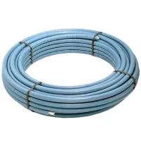 FLEXALL-ISO Tubo PE-RT/AI/PE-RT preisolato per uso sanitario e riscaldamento ø26x3 - Colore azzurro (Legge 10/91) (prezzo a metro - min.acquistabile 25 metri o multipli) 2550142630025