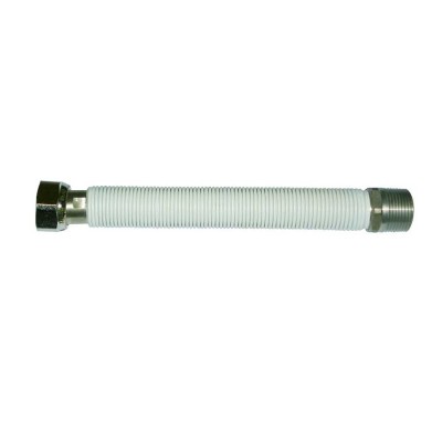 Flessibile estensibile con rivestimento bianco ø 1/2" MF - 75 ÷ 130 mm 00000016112