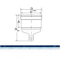 Tappo raccogli condensa - Ø 100 mm PP bianco 00000051740