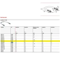 ETR 40-49 collare U-bolt con filettatura metrica 1"1/2 00024421