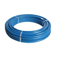 Tubo multistrato ø16x2 mm in rotolo da 50 metri STANDARD (PE-Xc/Al/PE-Xc) con isolamento di spessore 13 mm con guaina blu goffrata (prezzo al metro - minimo acquistabile 50 metri) 50ISO1316BL