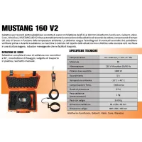 MUSTANG 160 V2 saldatrice per raccordi elettrosaldabili per condotte di scarico in Polietilene dal Ø 32 al 160 mm 96010080