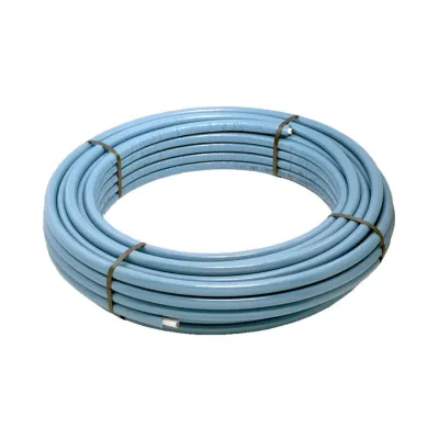 FLEXALL-ISO Tubo PE-RT/Al/PE-RT preisolato per uso sanitario e riscaldamento fornito in rotoli - Colore azzurro (Legge 10/91) - Rotolo da 50 metri (prezzo a metro) 2550141820050
