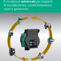 Circolatore singolo a rotore bagnato elettronico Wilo Varios PICO-STG 25/1-7  I180 - Il circolatore universale 4215542