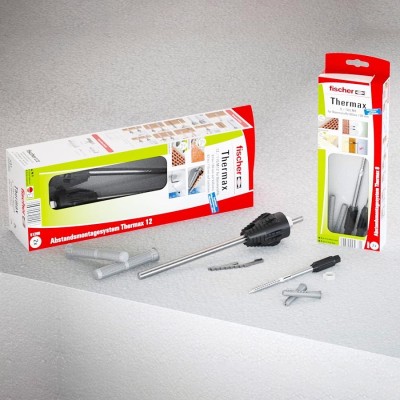 THERMAX M16-12/170 Sistema di fissaggio termicamente isolato per carichi pesanti applicati a distanza in presenza di isolamento a cappotto termico (prezzo a pz) 00051293
