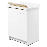 Lavatorio Montegrappa Edilla con vasca in ceramica M147.450 - Misure 60x63 cm h.87 M147460001
