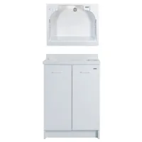 Lavatoio Montegrappa Edilla con asse termoplastico 60x60 cm h.85 M200120001