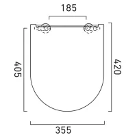 Sedile WC Catalano Zero 45 / 46 Soft-Close 0151200001