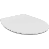 Ceramica Dolomite Quarzo Eurovit sedile con cerniere in metallo, bianco E131701