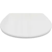 Ceramica Dolomite Quarzo Eurovit sedile con cerniere in metallo, bianco E131701
