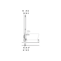 Geberit modulo Duofix per bidet 112 cm 111.512.00.3