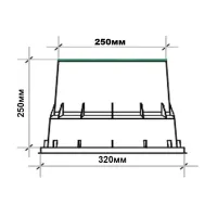 Pozzetto circolare elettrovalvole irrigazione tondo grande 32x23 H25 cm IGPCZ2000N02C