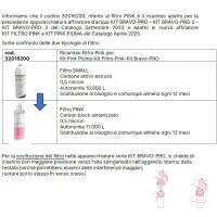 Kit BRAVO-PRO e Kit PINK PIUMA Cartuccia ricambio - Autonomia max 10600 lt 32016200