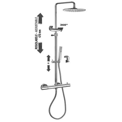 Colonna doccia regolabile MINI BIRILLO ZCOL638LIQCR