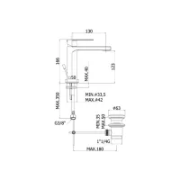 Miscelatore lavabo Tango con scarico automatico 1"1/4G TA075CR