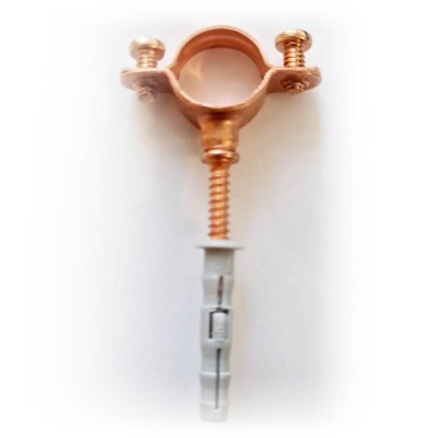 Collare rame ø14 mm per fissaggio tubo rame 2701400CU - -  RACCORDERIE METALLICHE - -  