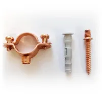 Collare rame ø22 mm per fissaggio tubo rame 2702200CU - -  RACCORDERIE METALLICHE - -  