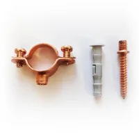 Collare rame ø22 mm per fissaggio tubo rame 2702200CU - -  RACCORDERIE METALLICHE - -  