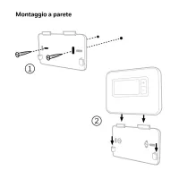 Cronotermostato digitale settimanale T3 T3H110A0050 cablato T3H110A0050