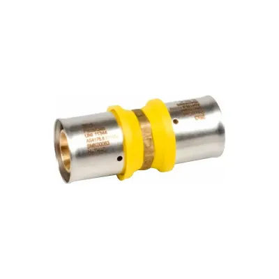 PEXAL GAS raccordo diritto intermedio ø26/3x26/3 a pressare VS0180013