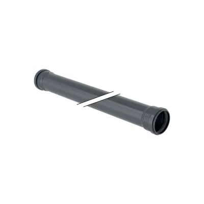 GEBERIT Tubo Silent-Pro con 2 bicchieri Ø90 L.200 cm Polipropilene 393.413.14.1