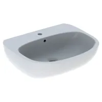 Geberit FANTASIA lavabo L.60 cm, con foro rubinetteria e troppopieno, colore bianco finitura lucido 500.906.00.1
