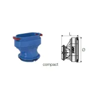 ARIASILENT raccordo di collegamento ø55X126 Link Compact VS0435222