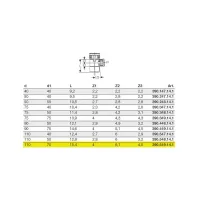 GEBERIT Silent Pp Braga 87°30' Ridotta Gtea Ø110x75mm 390.549.14.1