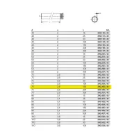GEBERIT Silent-PP Tubo Gtem con 1 bicchiere Ø75 x L.1500 mm 390.305.14.1