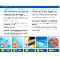 Tubo isolante guaina Polar - misura 15-35 - (prezzo e unità di vendita a metro - acquisto minimo 2 metri e multipli) per impianti di riscaldamento, condizionamento e refrigerazione 099150350