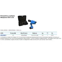 Pressatrice a batteria Maxipress EVO LCD per PEXAL BRASS - BRAVOPRESS - PEXAL XL VS0133895