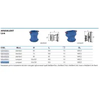 ARIASILENT raccordo di collegamento ø55X126 Link Compact VS0435222