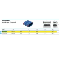 ARIASILENT raccordo diritto di collegamento Link Linear Compact ø50 VS0435227