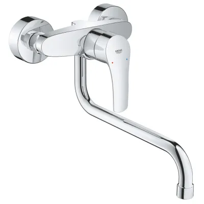 Grohe Eurosmart miscelatore monocomando per lavello cucina, a parete 32224003
