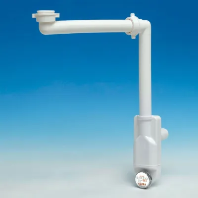 Sifone SPAZIO BAGNO NT ispezionabile per lavabo completo di raccordo 1 - 1.1/4 uscita ø 32-40 A.8274.01
