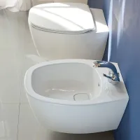 Coppia wc sospeso con sedile + bidet Dea ETV6586184