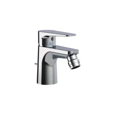 Miscelatore bidet serie Orange Paffoni con piletta di scarico in ottone 1"1/4, cromo lucido OG135CR