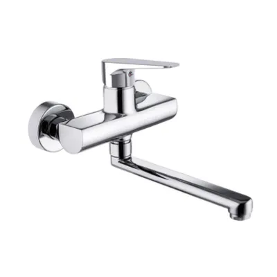 ORANGE miscelatore lavello a muro cromato Paffoni OG161CR