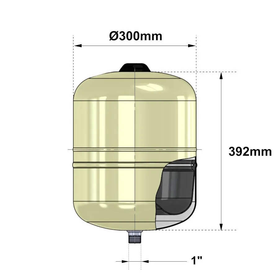 Vaso espansione Hydro-Plus E 24 litri Zilmet 11E0002400 Vaso espansione Hydro-Plus E 24 litri Zilmet 11E0002400